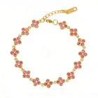 Bracelet flower rose