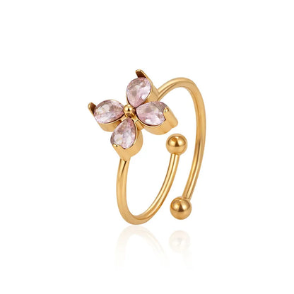 Bague fine Flower