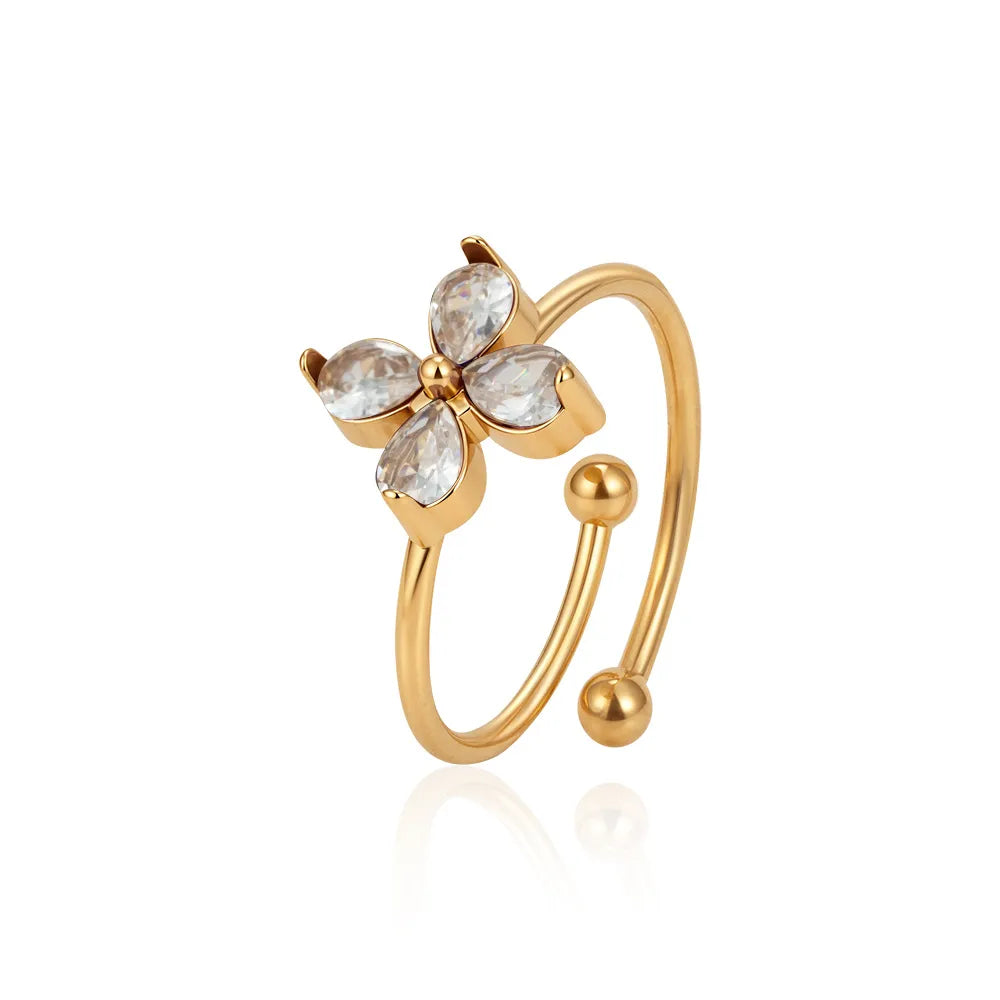 Bague fine Flower