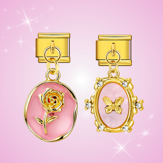 Duo Charms Rose