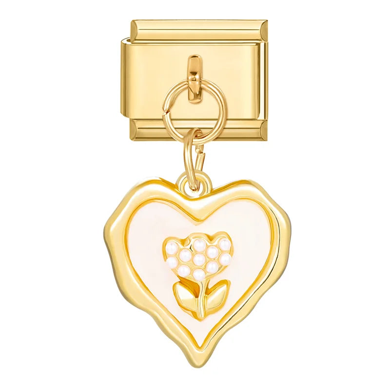Pendentif blanc