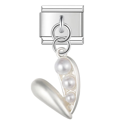 Coeur demi perle