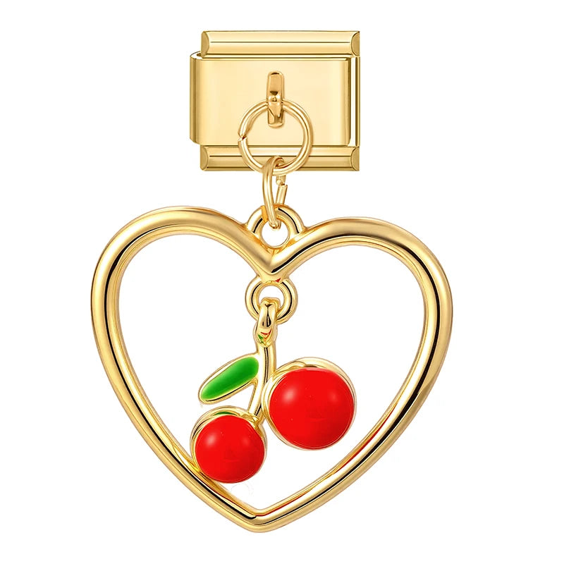 Pendentif cerise
