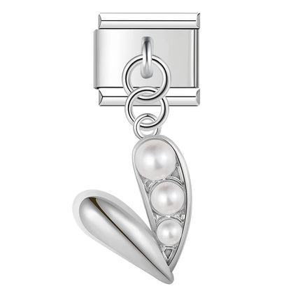 Coeur demi perle